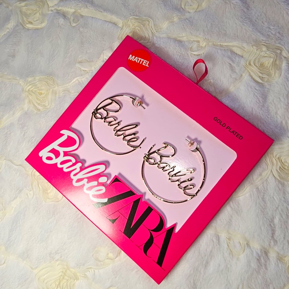 Zara Barbie earrings. Gold plated